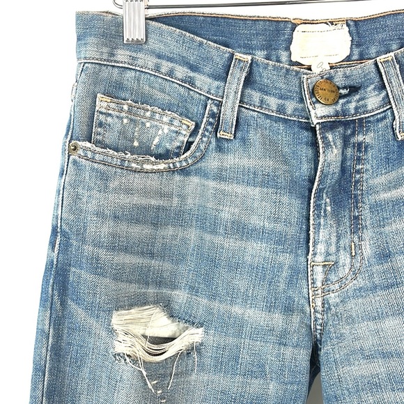 Current/Elliott The Boyfriend Super Loved Destroy Jeans - Picture 4 of 13